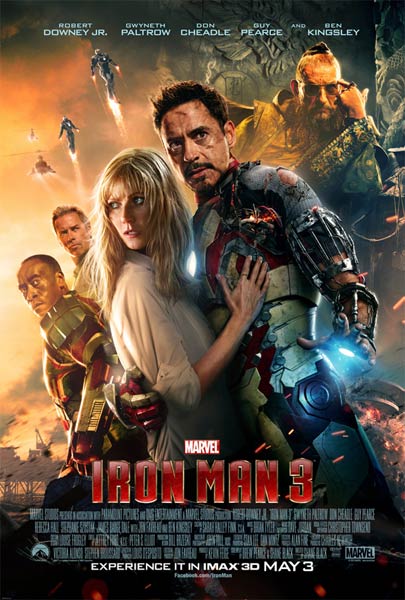 3D-триллер «Железный человек 3» (Iron Man 3): три новых YouTube 3D-трейлера