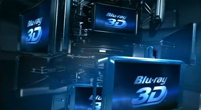 Blu-Ray 3D-диски: стерео реклама на YouTube 3D