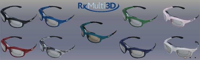Optics 3D: корректирующие 3D-очки RxMono3D, RxMulti3D и RxMulti3Di уже на рынке