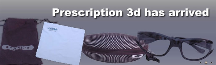 Optics 3D: корректирующие 3D-очки RxMono3D, RxMulti3D и RxMulti3Di уже на рынке
