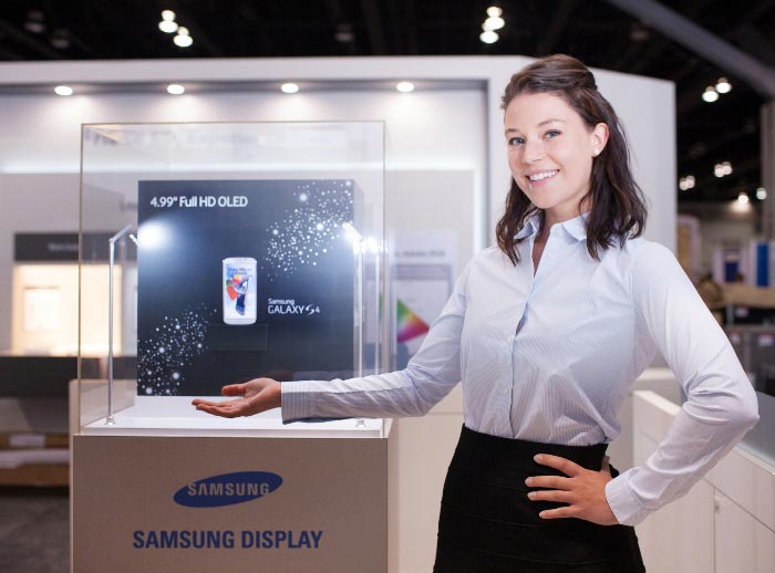 Новые дисплейные технологии от Samsung Display на выставе Display Week 2013