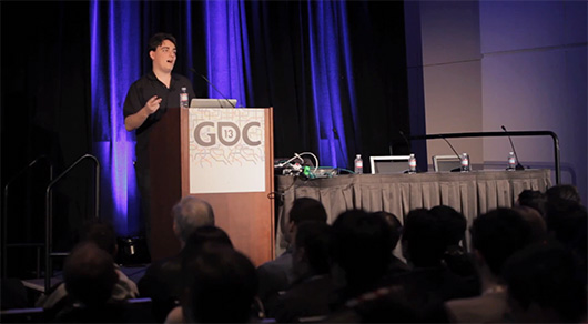 Палмер выступает на Game Developers Conference 2013 