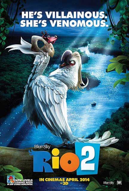 Постер к 3D-мульту «Рио 2»