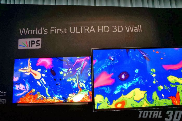 CES 2014: изогнутые 4K-ТВ и Ultra HD 3D-видеостены на стенде LG