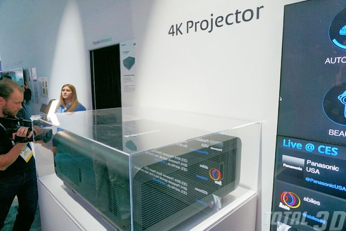 CES 2014: прототип 4K-проектора Panasonic