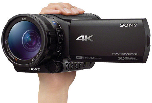  CES 2014: живые фото и полные спецификации 4К-камкордера Sony FDR-AX100 