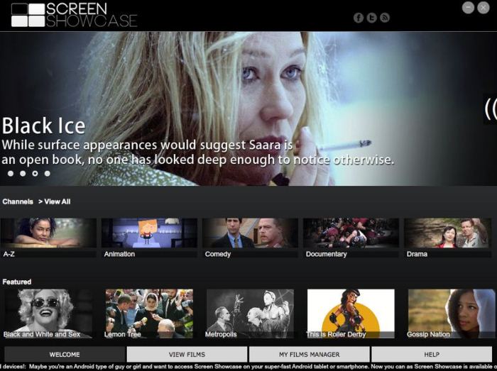 Контент-сервис Screen Showcase: коллекция фильмов для ПК, iOS и Android
