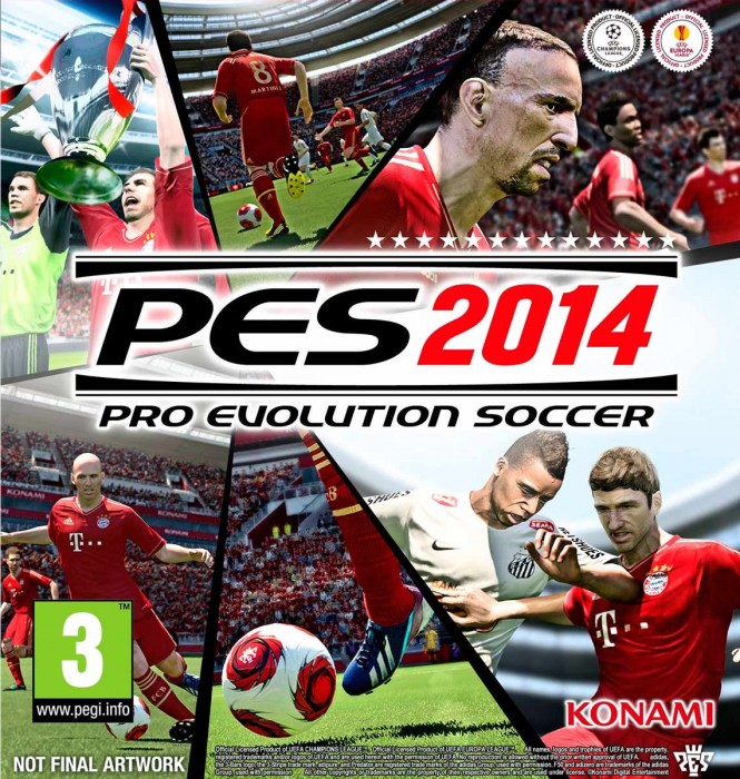 Футбольный симулятор Pro Evolution Soccer 2014: геймплей-ролик на YouTube 3D