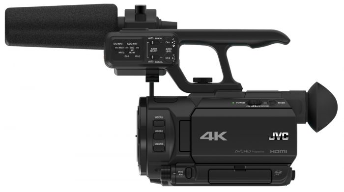 Компактные камкордеры JVC для профессиональной 4K-видеосъёмки
