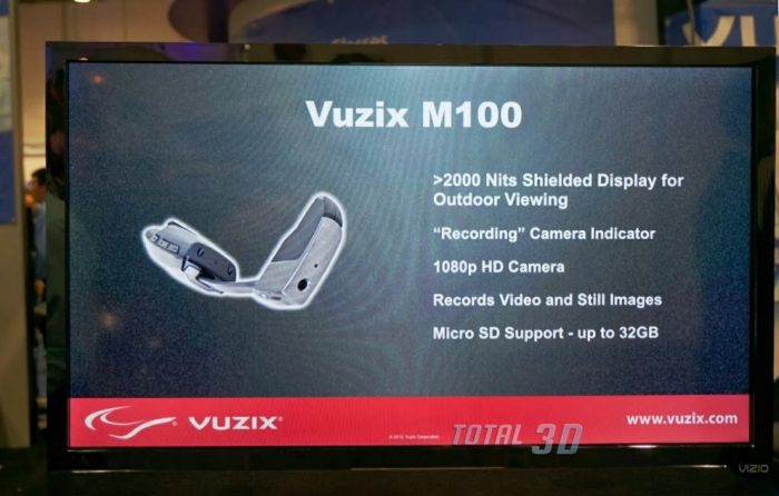 Смарт-очки добавленной реальности Lenovo Vuzix M100