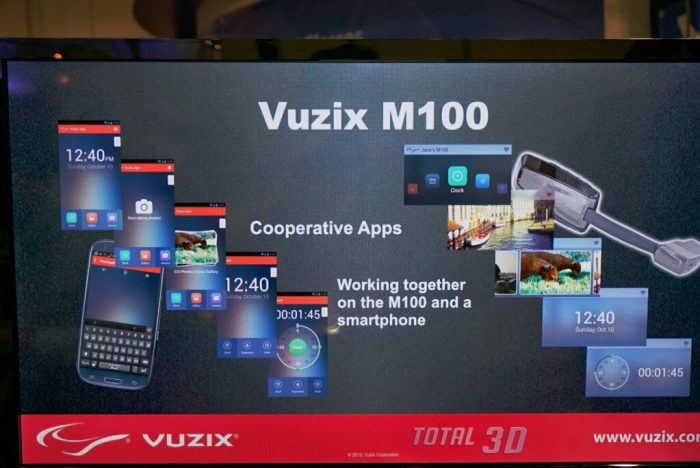 Смарт-очки добавленной реальности Lenovo Vuzix M100