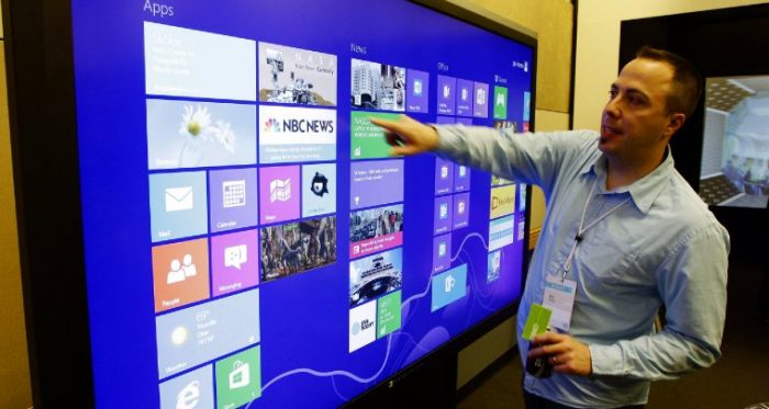 Microsoft готовится к выпуску сенсорных дисплеев