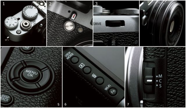 Компактная камера X100T от Fujifilm с электронным дальномером