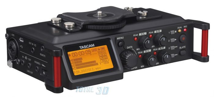 Tascam DR-70D: 4-канальный XLR-рекордер для DSLR