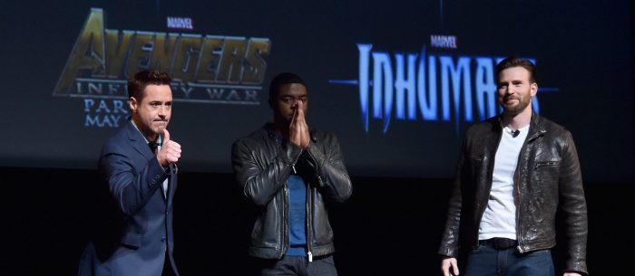 Первый мститель: Гражданская война 3D (Captain America: Civil War): Роберт Дауни младший (Robert Downey Jr.), Чедвик Боузман (Chadwick Boseman), Крис Эванс (Chris Evans)