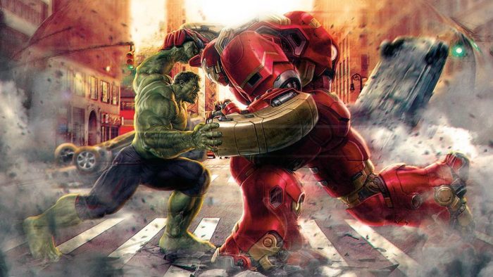 Мстители: Эра Альтрона 3D (Avengers: Age of Ultron): Халк (Hulk) и Железный Человек (Iron Man)