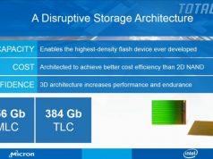 Флеш-память 3D NAND от Micron и Intel для 10-Тбайт SSD Флеш-память 3D NAND от Micron и Intel для 10 Тбайт SSD