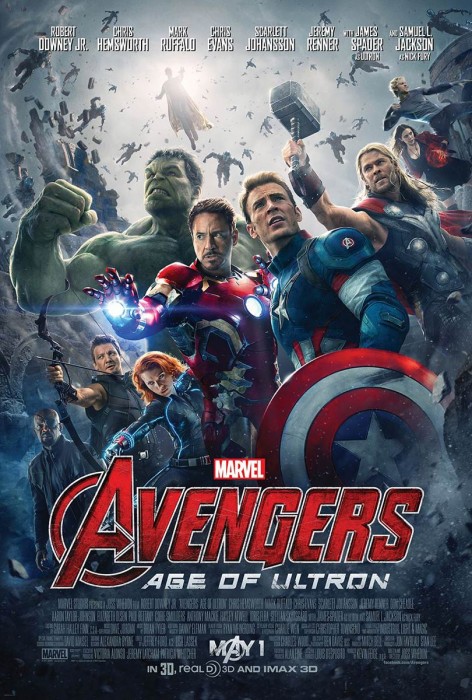 Мстители: Эра Альтрона 3D (Avengers: Age of Ultron): новые постеры и подробности о киноленте