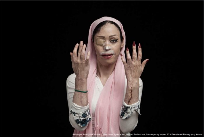 Асгар Хамсех (Asghar Khamseh), автор шокирующей серии портретов «Огонь ненависти»