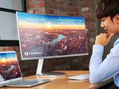 Samsung CJ791: первый изогнутый QLED-монитор с Thunderbolt 3 Изогнутый QLED-монитор Samsung CJ791 с портом Thunderbolt 3