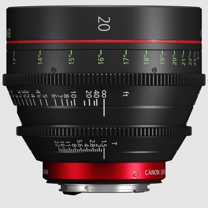 Кинообъектив Canon CN E20mm T1.5 L F