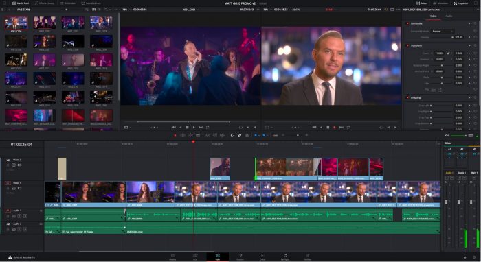 Edit в DaVinci Resolve 16